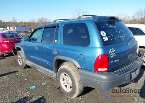 2003 Dodge Durango Sport/Sxt z USA, uszkodzony, nr VIN 1D4HS38N83F525875